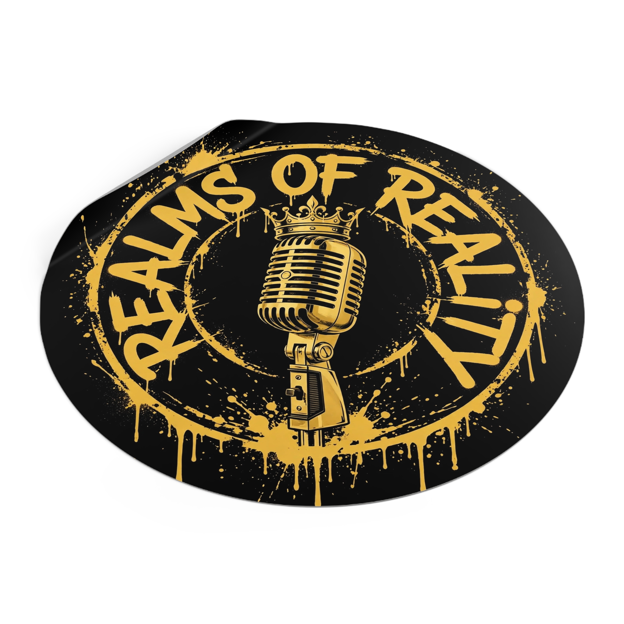 Realms of Reality — Emblem Round Vinyl Stickers - Image 14