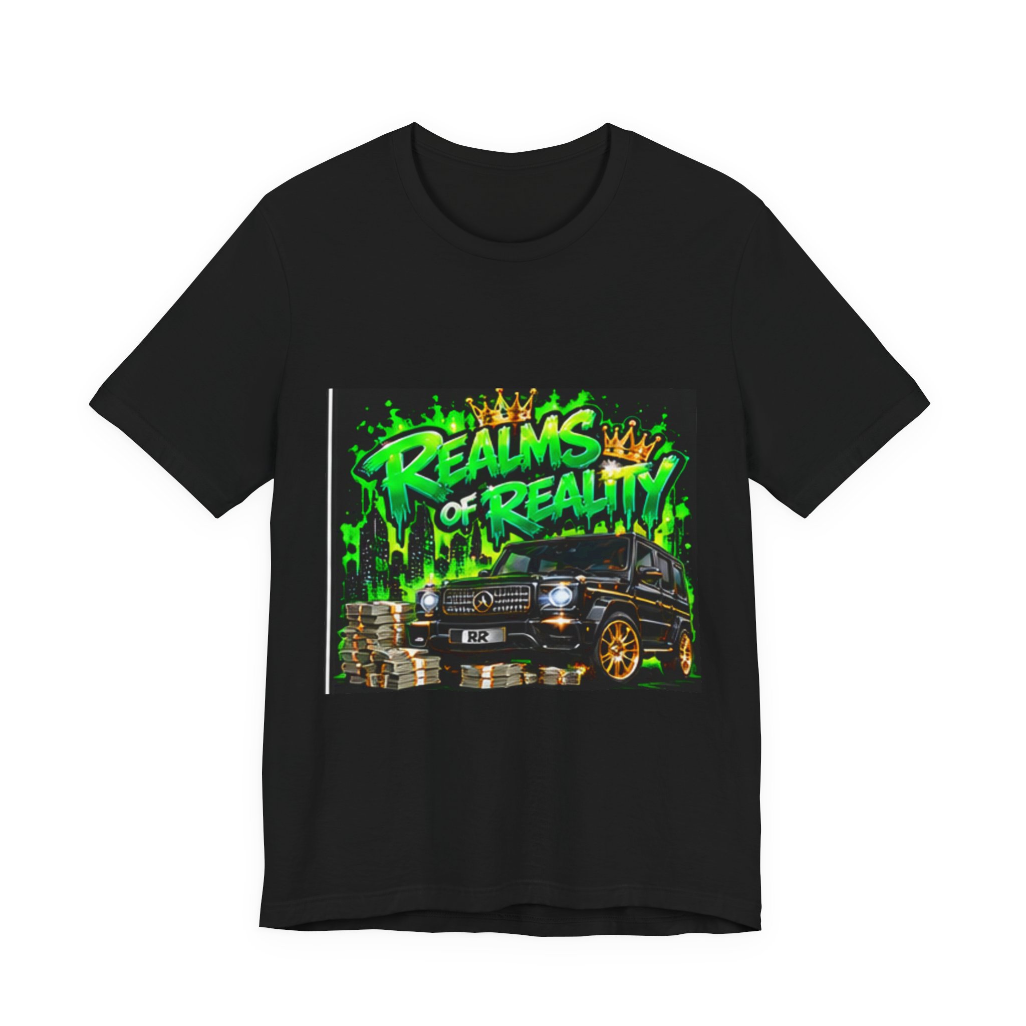 Realms of Reality — SUV Green Tee