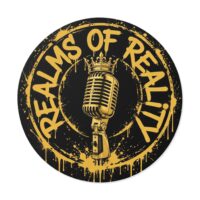 Realms of Reality — Emblem Round Vinyl Stickers
