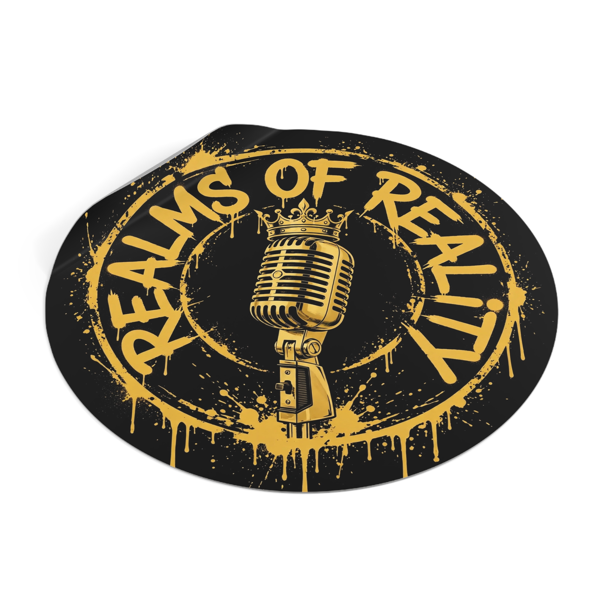 Realms of Reality — Emblem Round Vinyl Stickers - Image 10