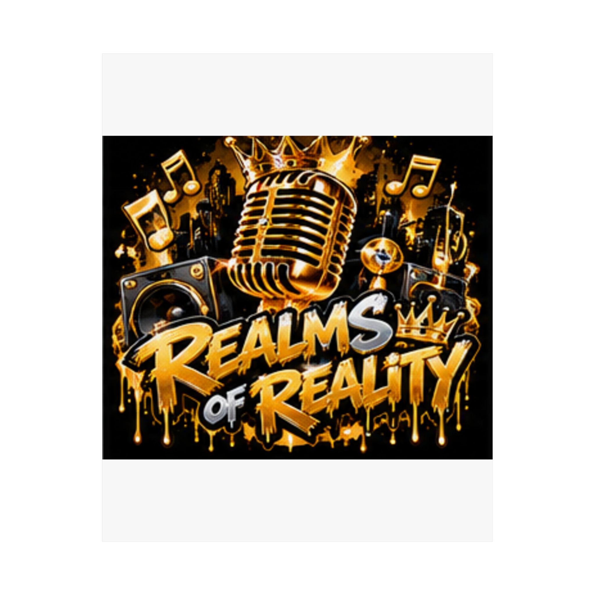 Realms of Reality — Golden Mic Matte Vertical Posters - Image 10