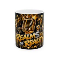 Realms of Reality — Golden Mic Ceramic Mug (11oz, 15oz)