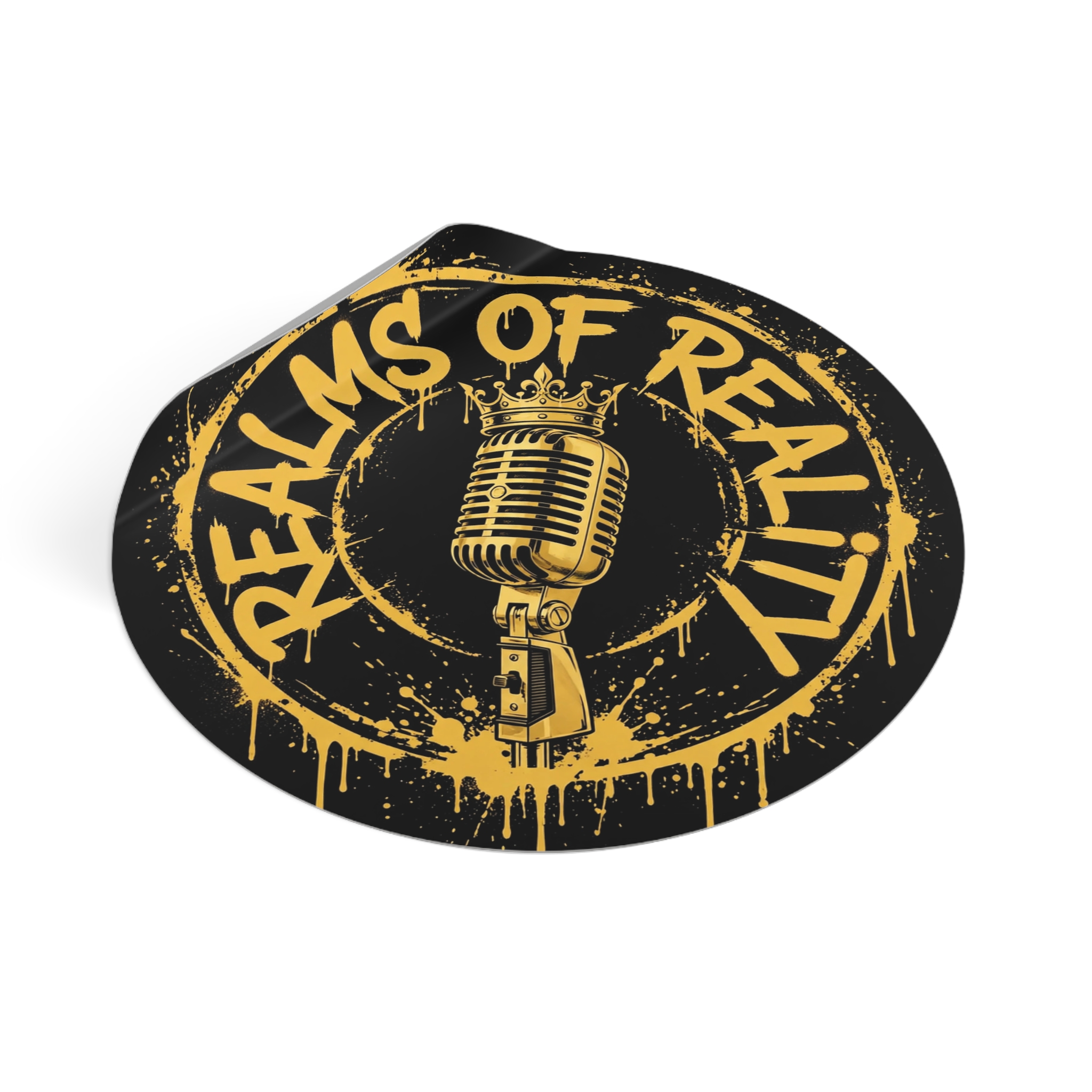 Realms of Reality — Emblem Round Vinyl Stickers - Image 6