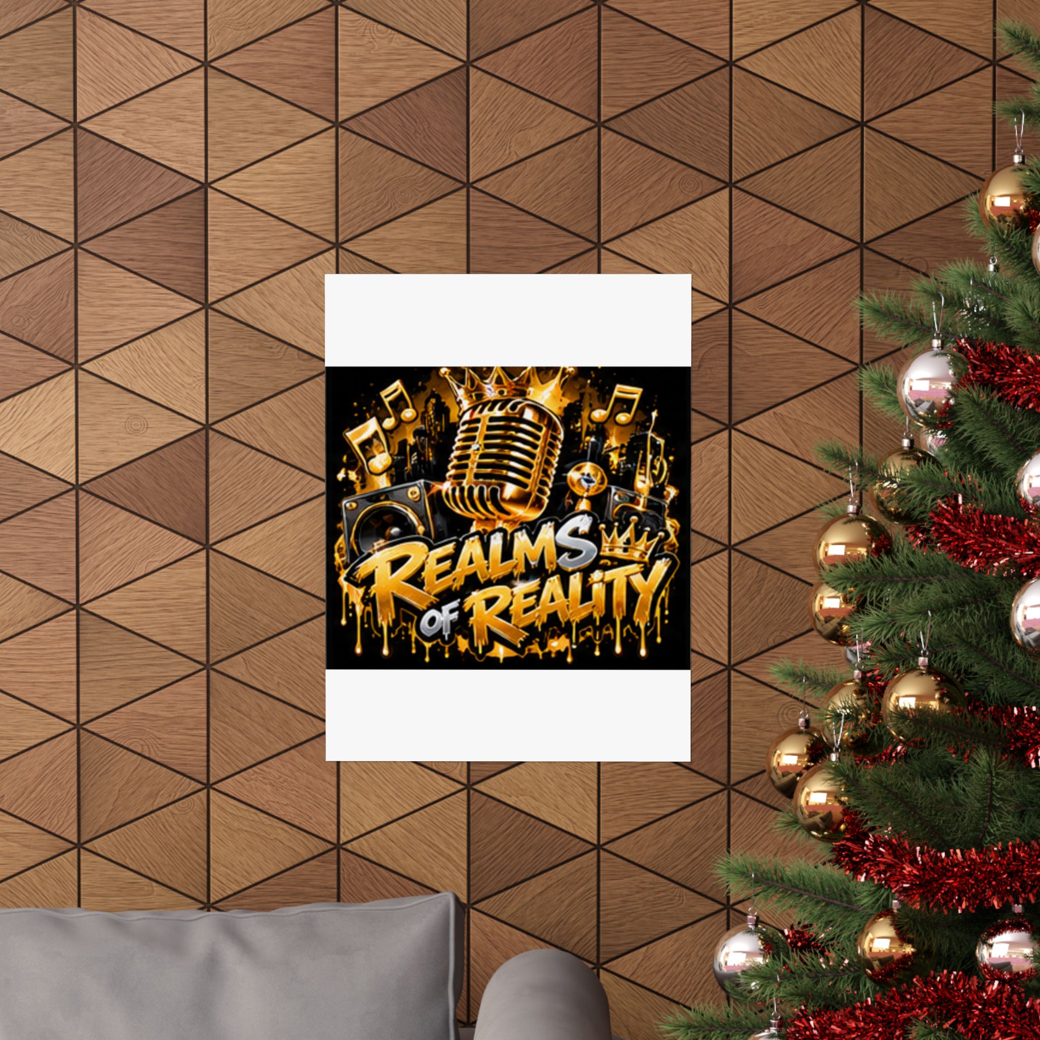 Realms of Reality — Golden Mic Matte Vertical Posters - Image 4