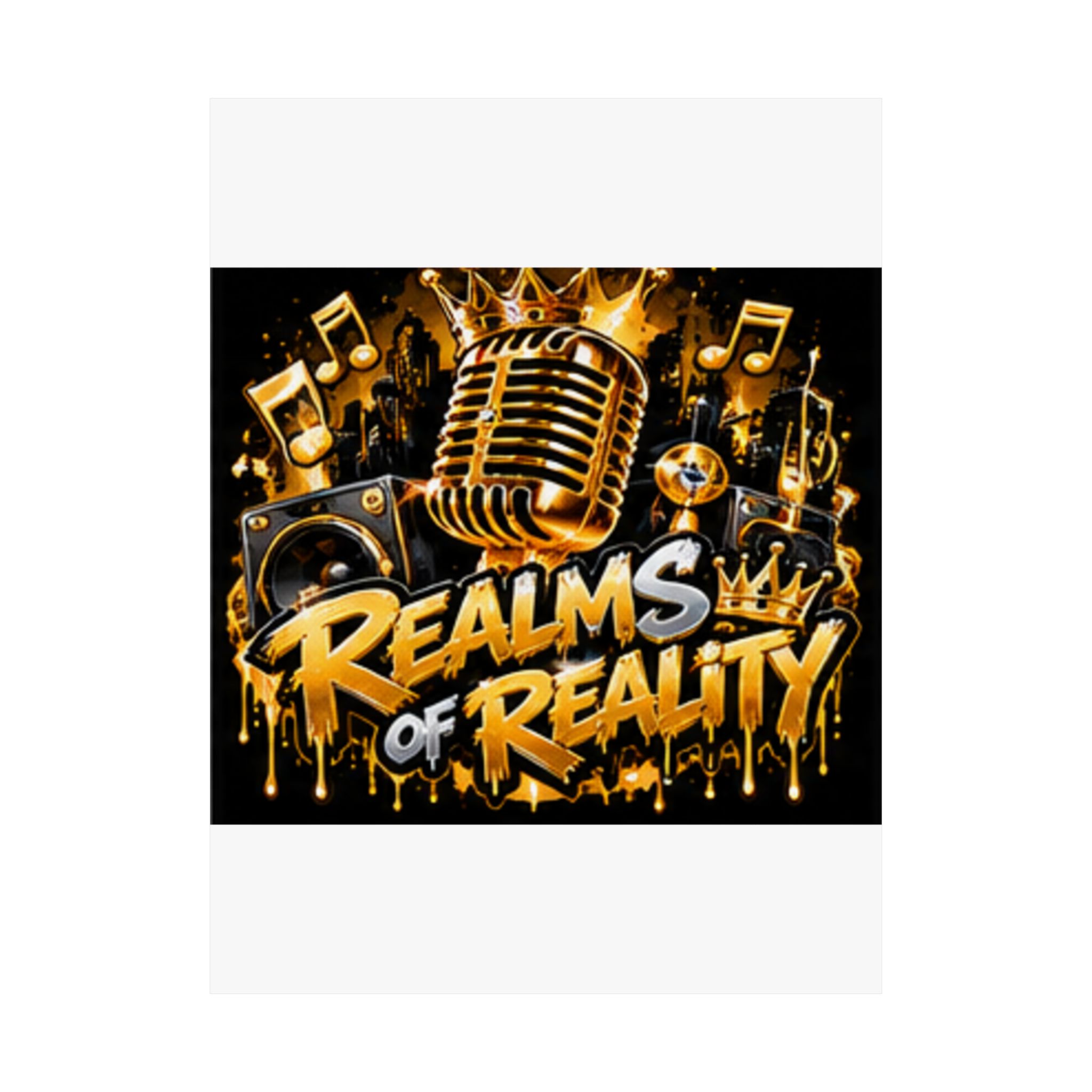 Realms of Reality — Golden Mic Matte Vertical Posters - Image 14