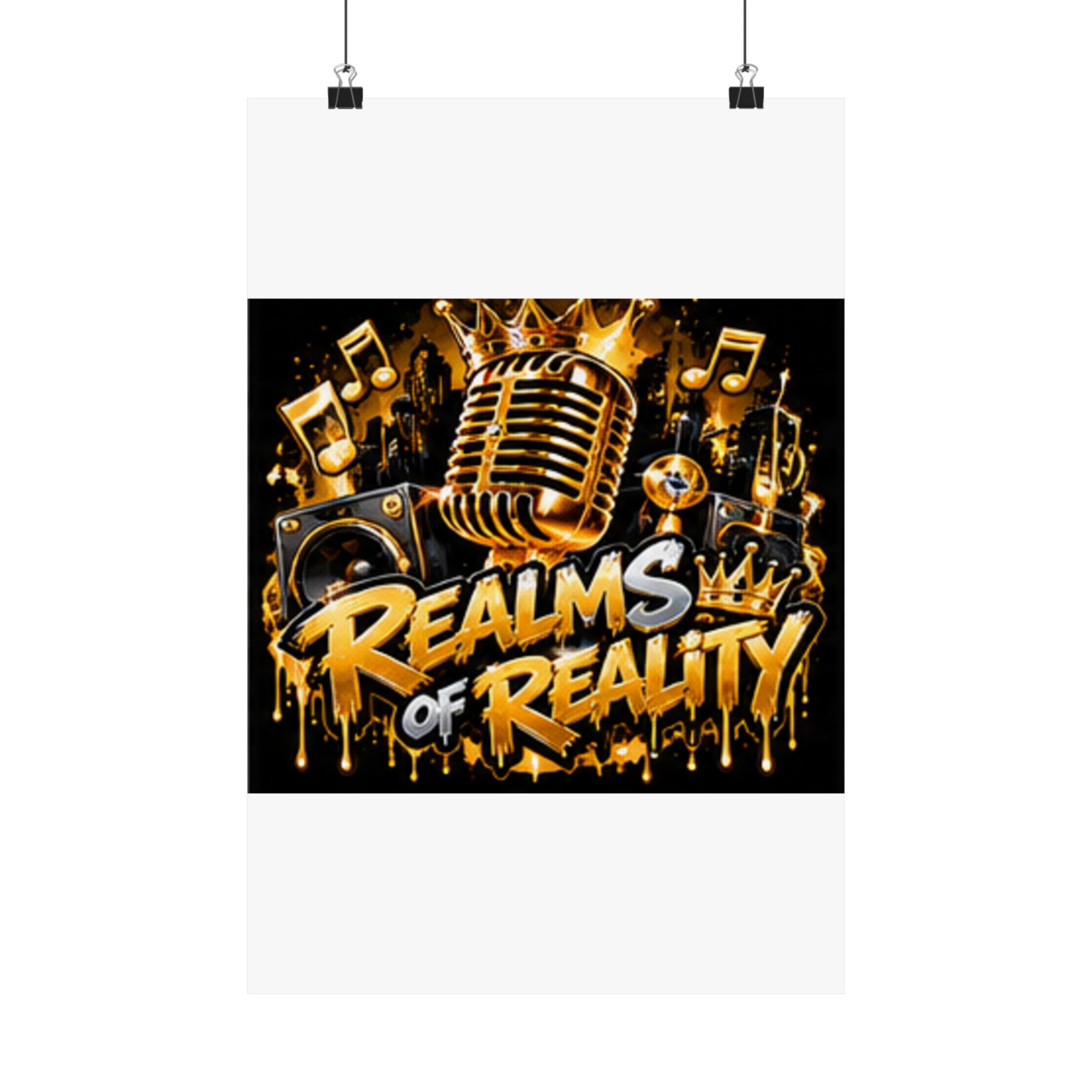 Realms of Reality — Golden Mic Matte Vertical Posters - Image 5