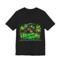 Realms of Reality — Headphones Green Tee
