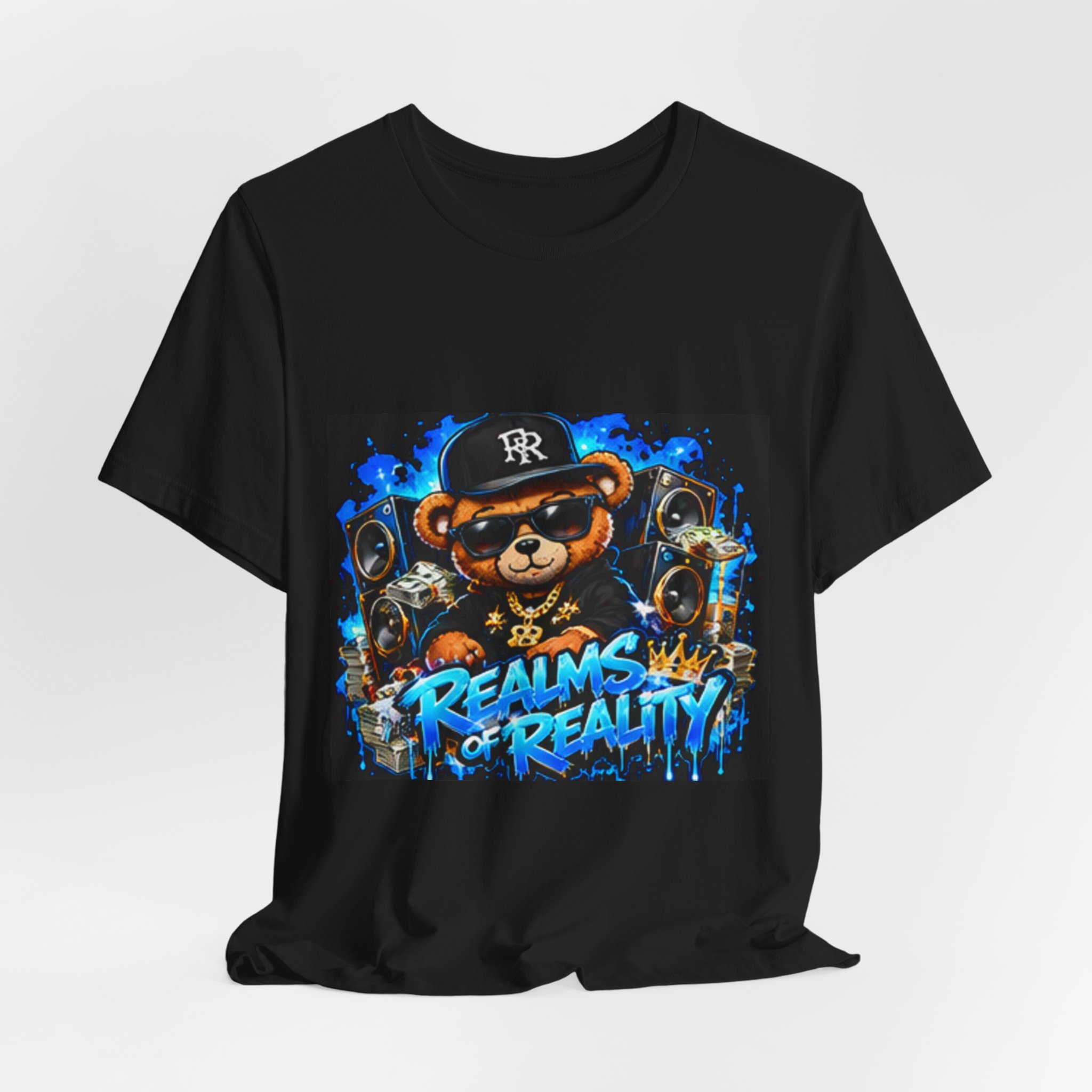 Realms of Reality — Teddy Blue Tee - Image 4